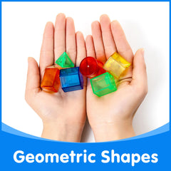 Odoorgames lightbox-friendly shapes to explore light, color, and spatial relationships.