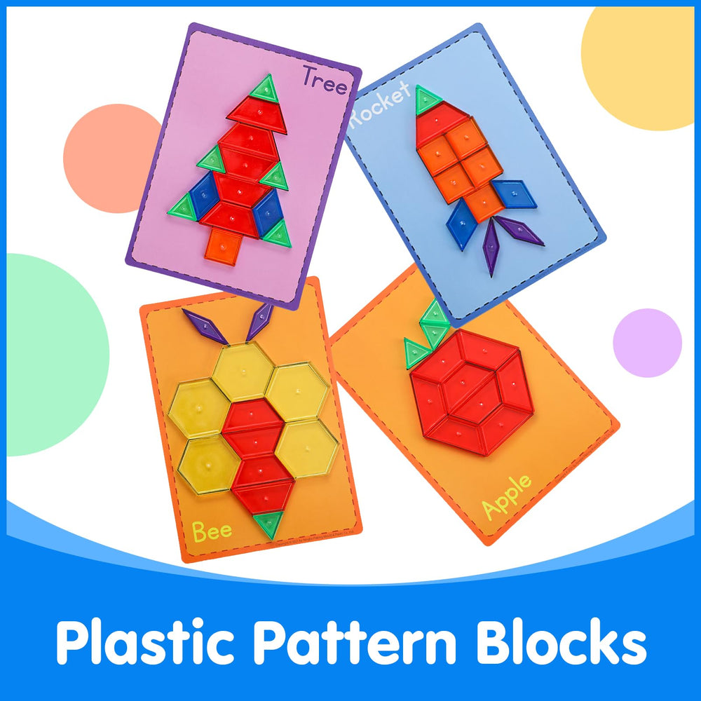 Odoorgames trapezoid pattern blocks support hands-on patterning and measurement practice.