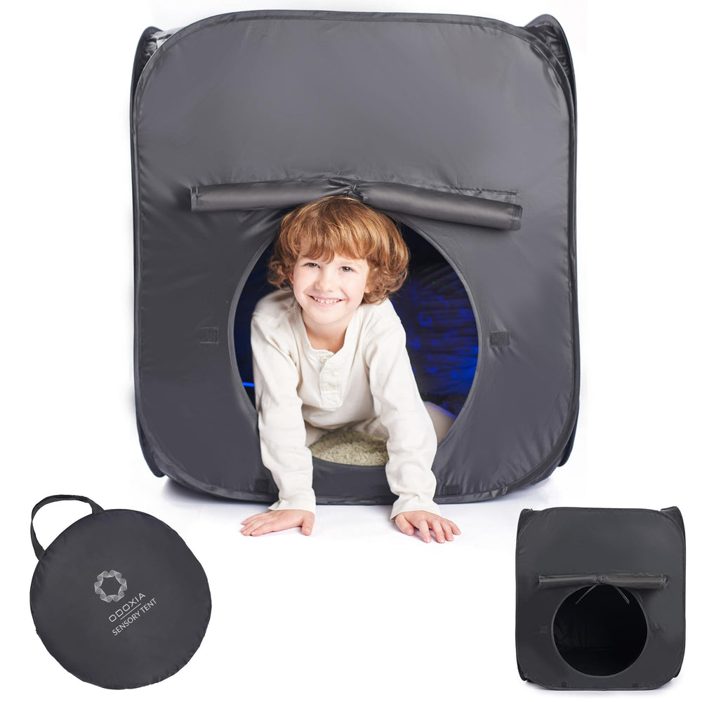 ODOXIA Sensory Tent blackout design creates a quiet retreat for kids.