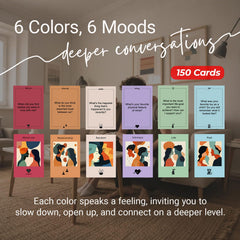 Odrano Deeper Connection deck on nightstand ready for intimate talks.