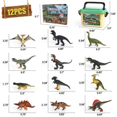 OENUX Stegosaurus figure with plated back for tactile exploration.