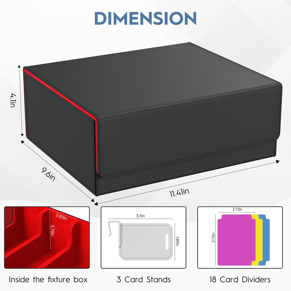 OEODAJ case fits MTG, PKM, and YuGiOh cards securely across sleeves
