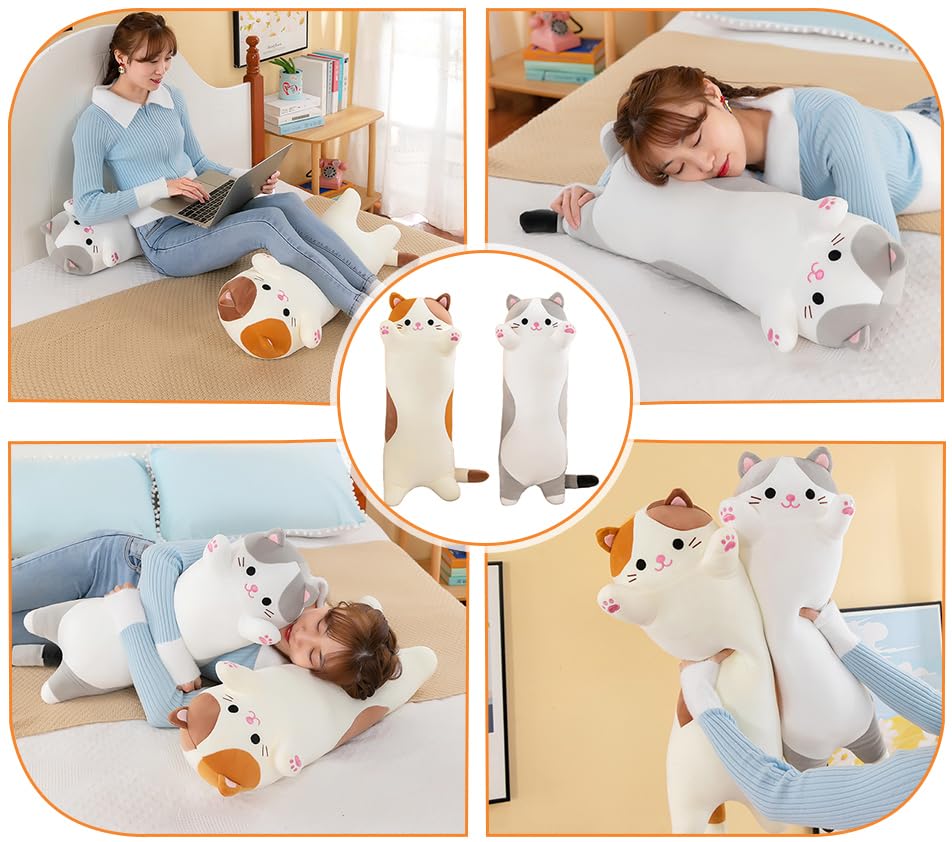 Oeonuas cat plush back support during relaxed lounging