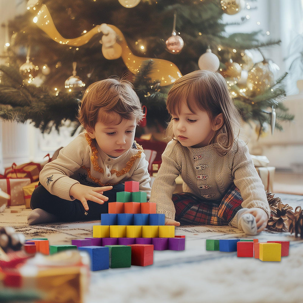 Offelec eco-friendly wood blocks offer durable learning tools.