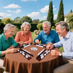Versatile to support Mahjong and Dominoes, perfect for social game nights.