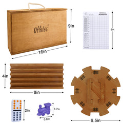 Offelec wooden hub and racks support smooth setup and organization.