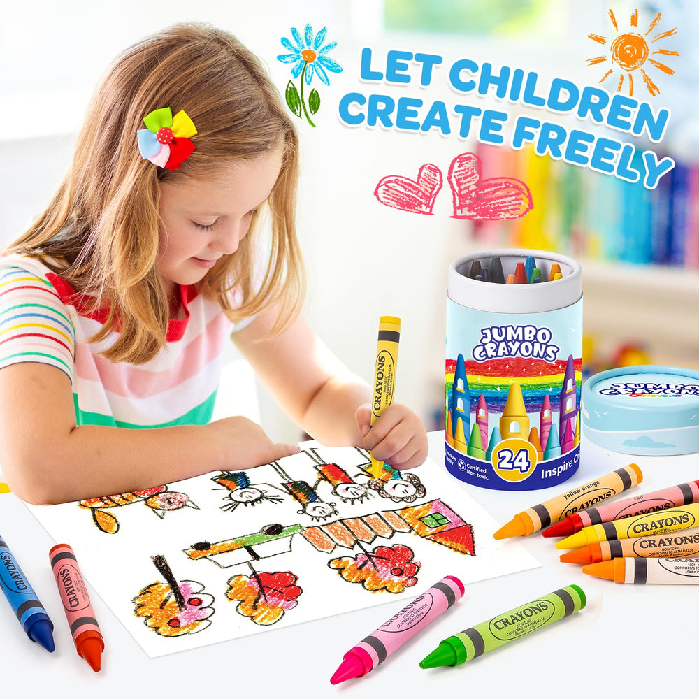 Officygnet colors boost color recognition and fine motor skills during art time.