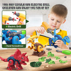 Officygnet yellow Parasaurolophus take-apart toy sparks creativity and STEM curiosity.