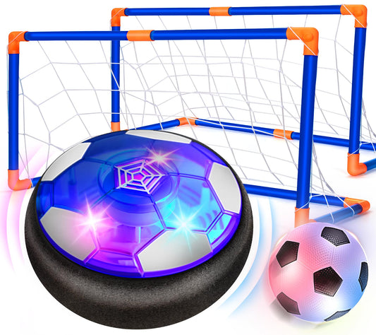 Officygnet hover ball on pump for quick indoor setup and play