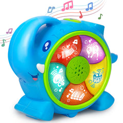 Officygnet Musical Elephant portable with detachable handle for indoor/outdoor adventures.