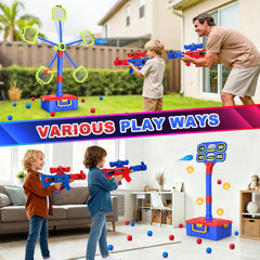 Officygnet patented air blasters delivering lightweight, battery-free blasting fun for kids.
