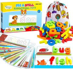 Officygnet See & Spell blocks and cards layout promotes collaborative learning.