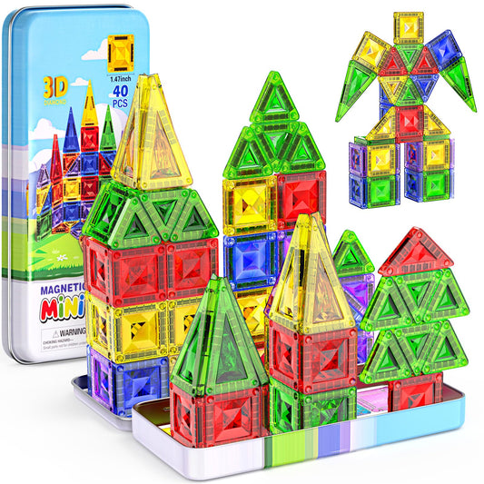 OFFISYS Sparkling Diamond mini tiles travel case for portable STEM play