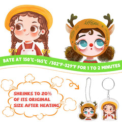 OFNMY Ear hooks and bead chains for jewelry projects.