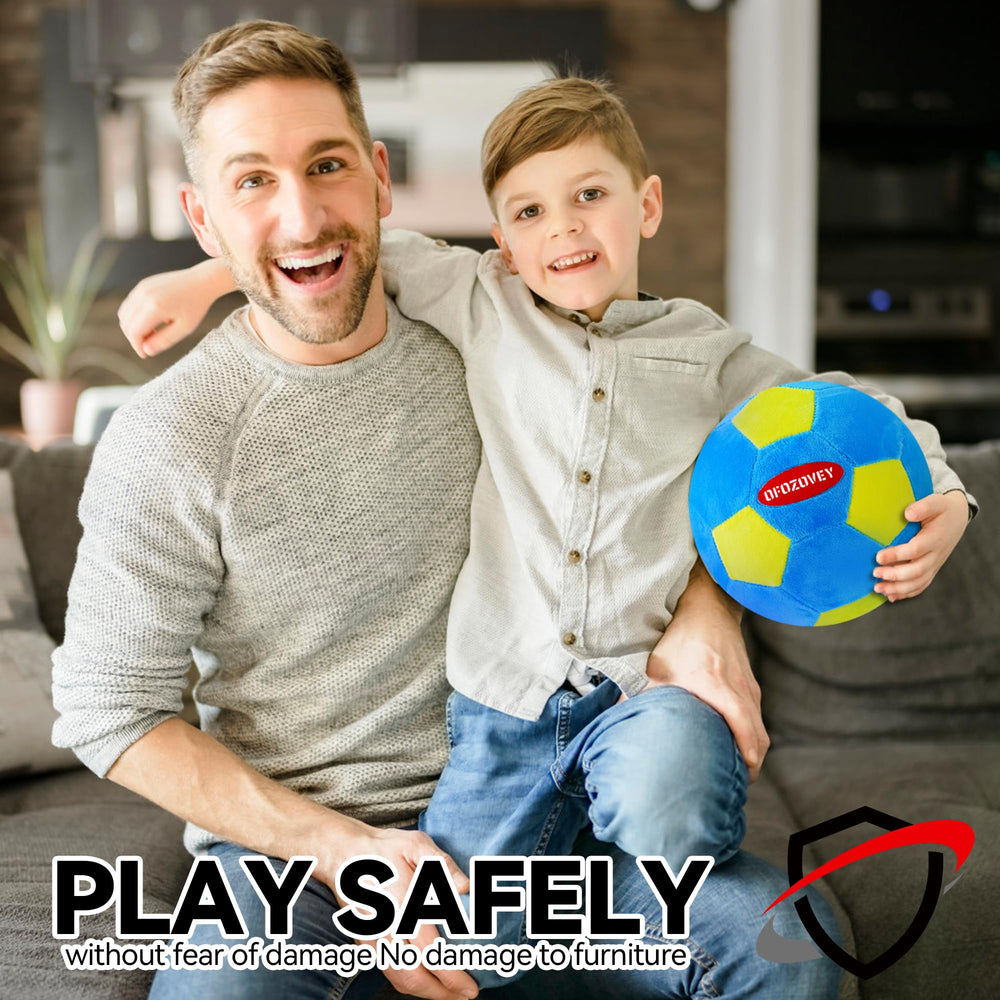 OFOZOVEY foam-padded indoor ball for a soft, safe touch.