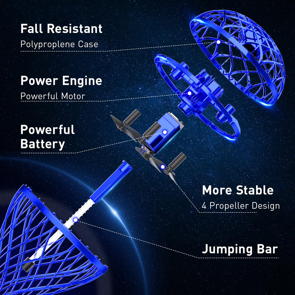 OFUN LED lights illuminate night flights for eye-catching visuals.