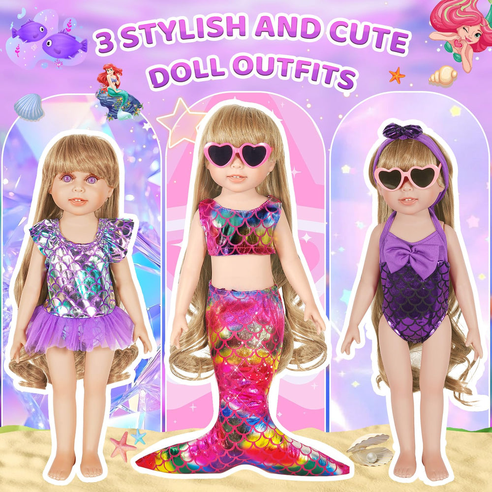 OFUSUY doll travel suitcase keeps accessories organized on adventures.