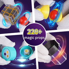 OGIMA video tutorials and QR codes guide young magicians.