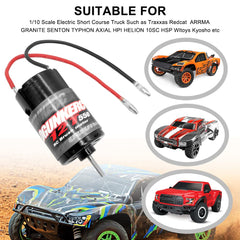 OGUNKE RC 550 motor compatible with Traxxas, Axial, HSP and more.