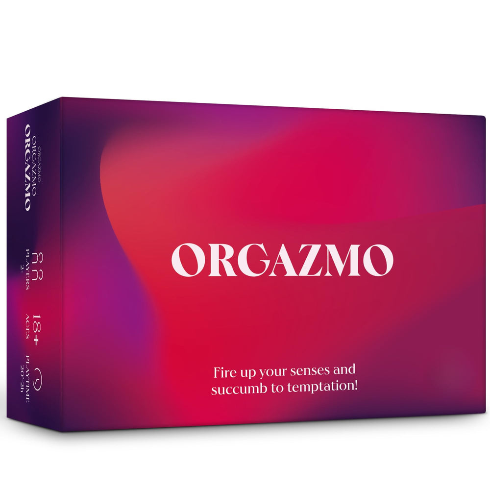 Oh Happy Games box with the romantic card deck ready for date-night anticipation