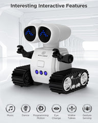 Oharsea RC robot with built-in walkie talkies for interactive play