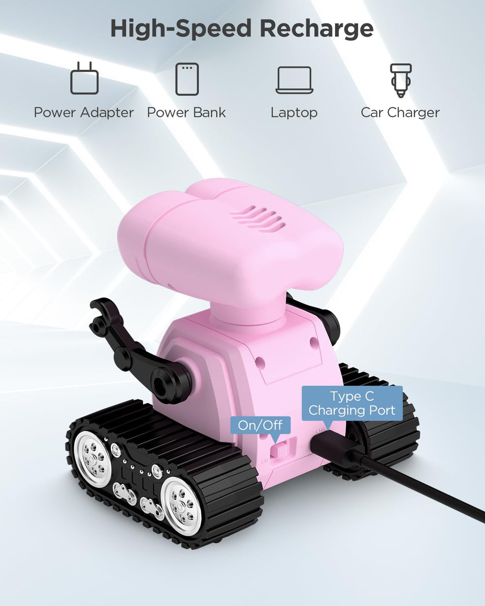 Oharsea robot toy portable size for travel and on-the-go fun