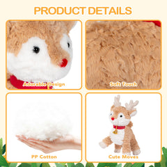 OHKIDS home decor reindeer plush as a soft decorative accent