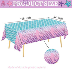 Oigco mermaid plates 7in ideal for snacking and stacking during party