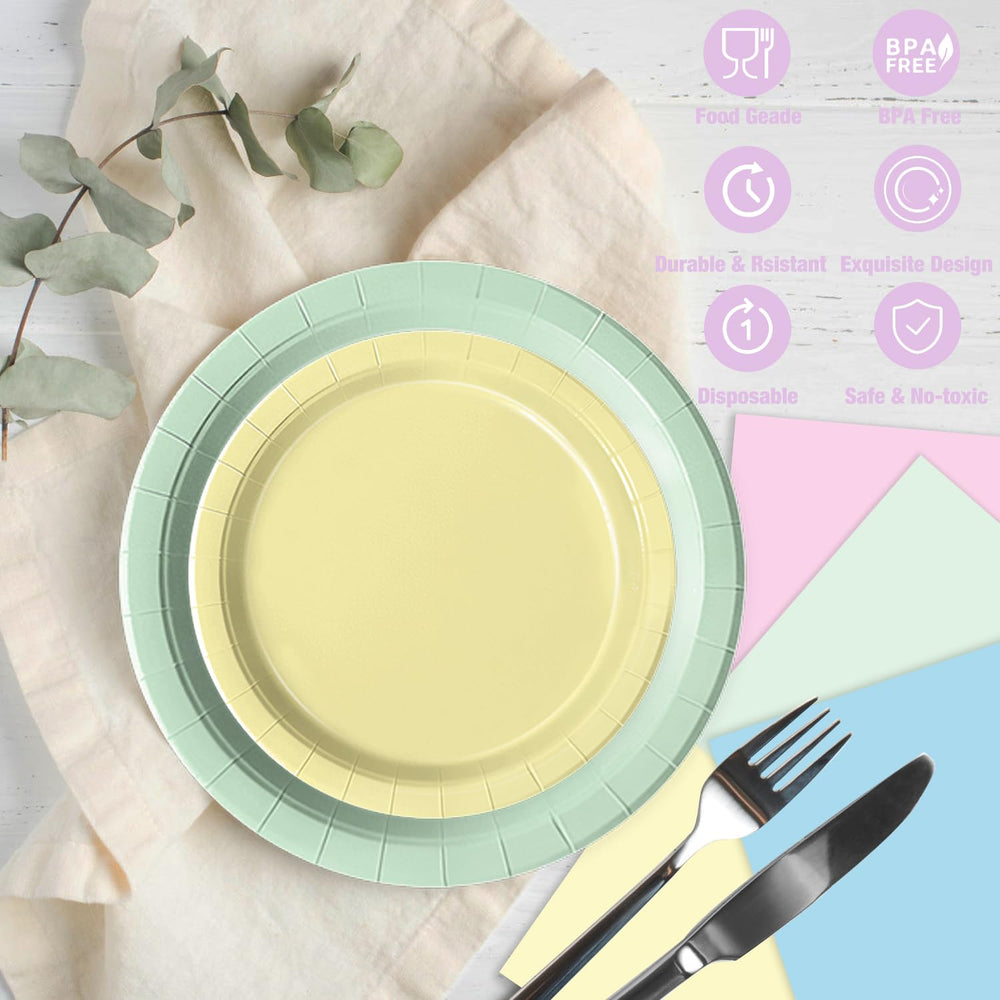 Oigco pastel-table-setup showcases color harmony ideal for birthdays and baby showers.