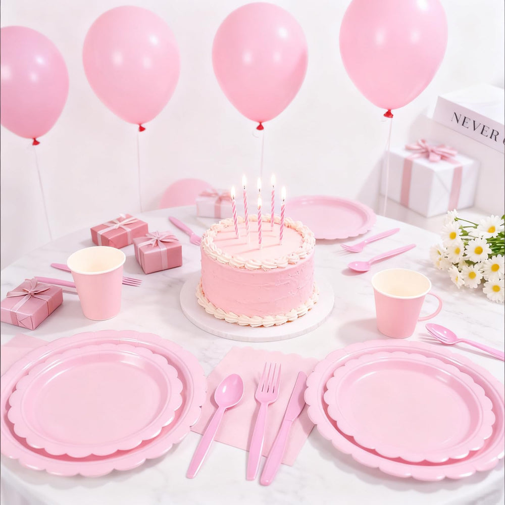 Oigco pink napkins for quick cleanup and coordinated decor