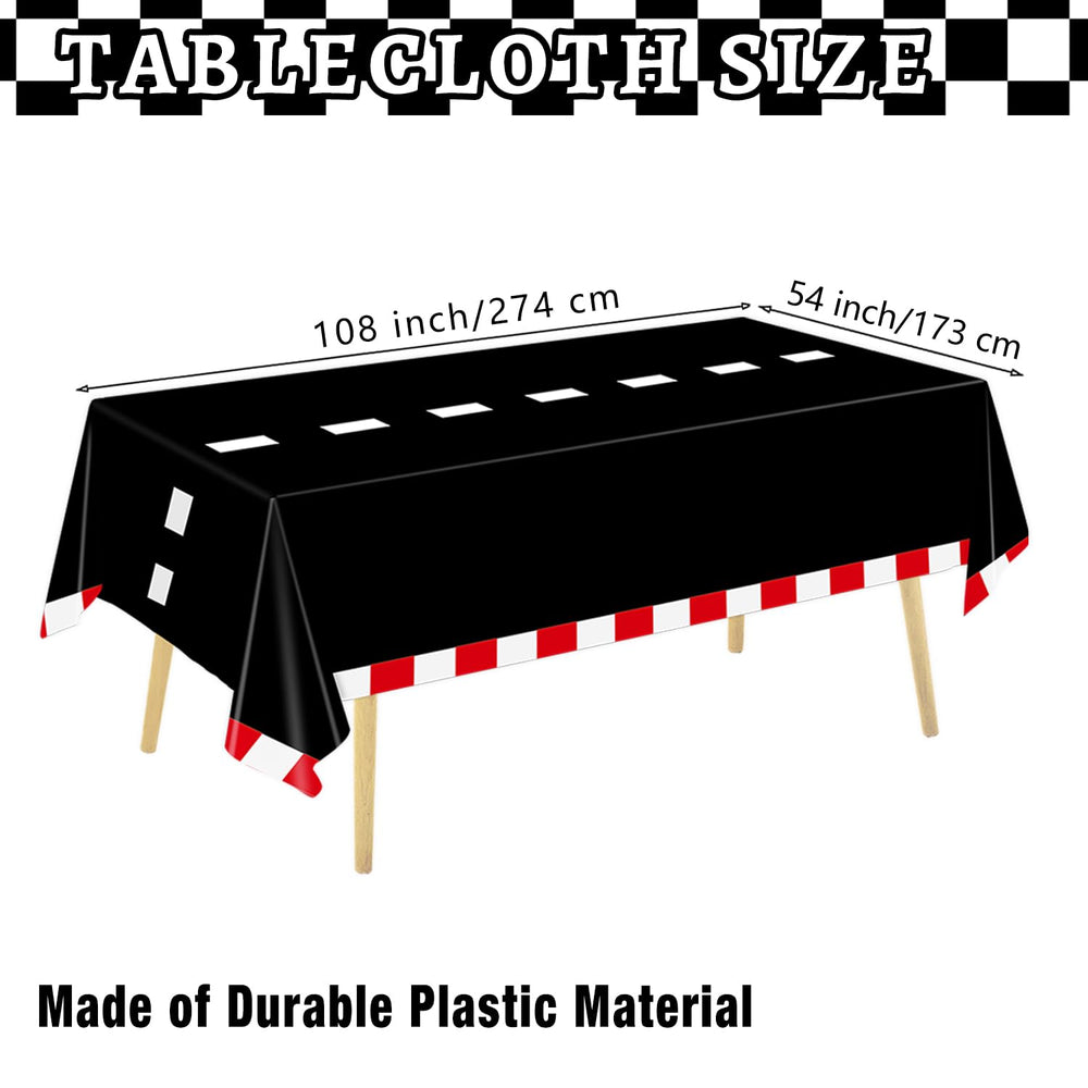 Oigco spill-proof table cover for car parties easy wipe-clean