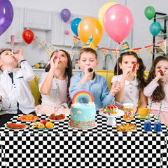 Oigco wide-coverage car party decor fits most tables for celebrations