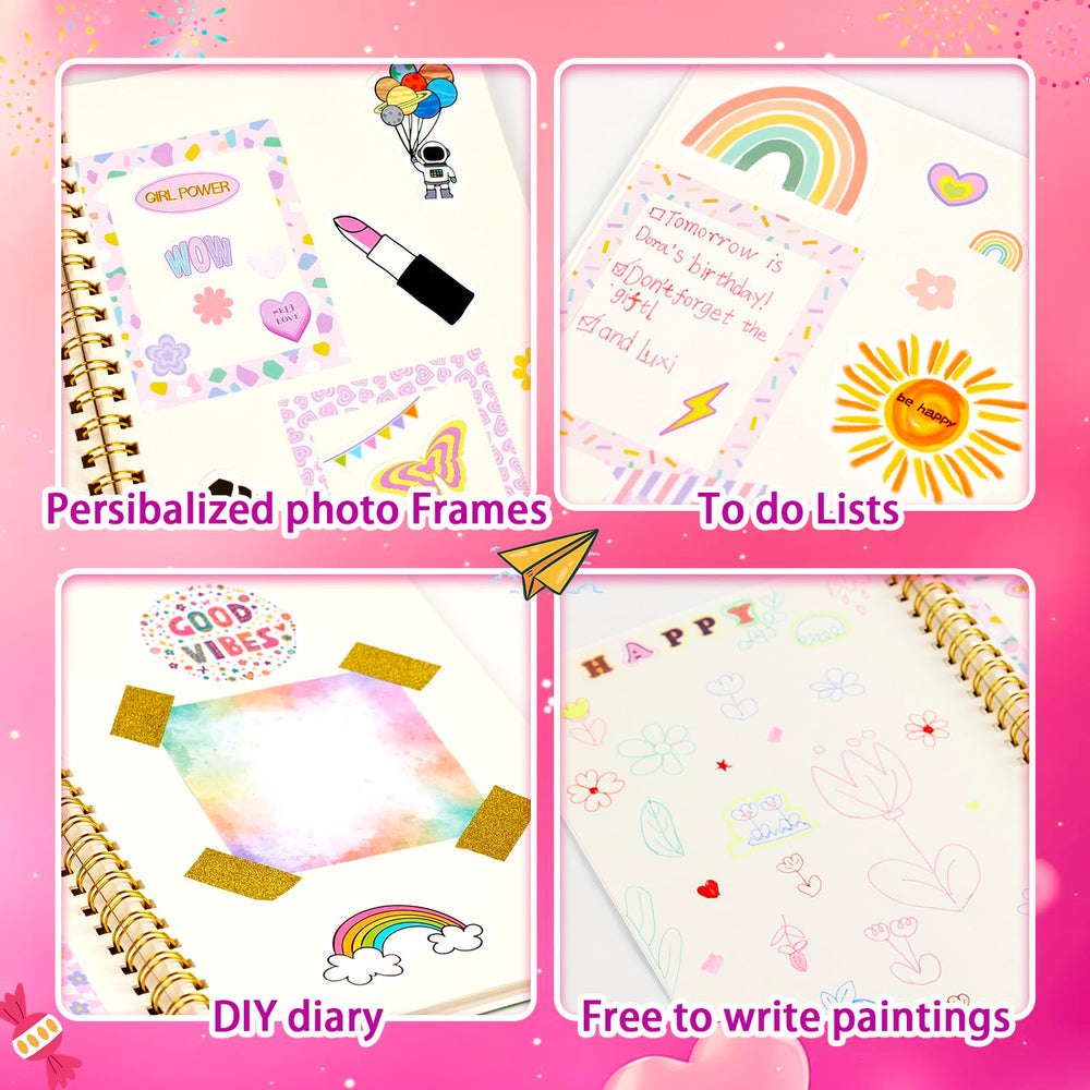 OIHEW glue pen and glitter tape secure craft elements neatly