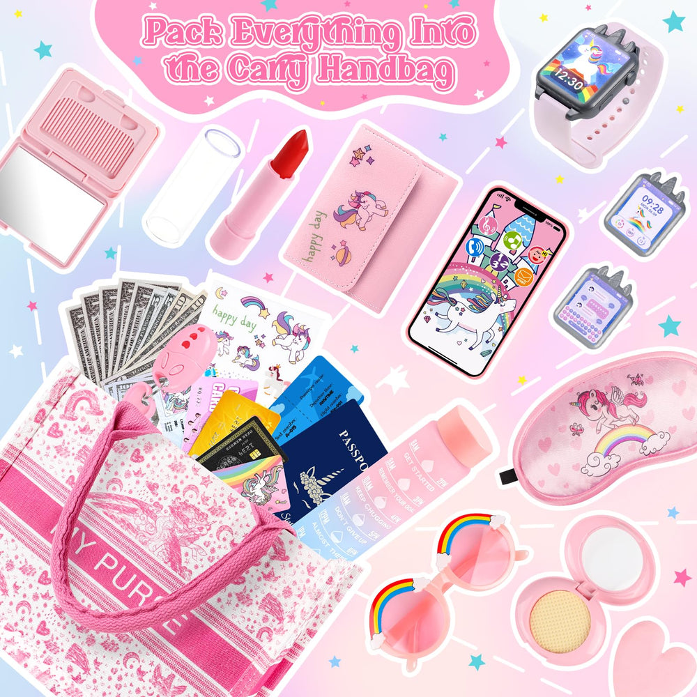 Oisacirg 15 play money and cards fit neatly inside the purse