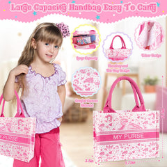 Oisacirg toddler purse with passport and cards supports role play and life skill practice