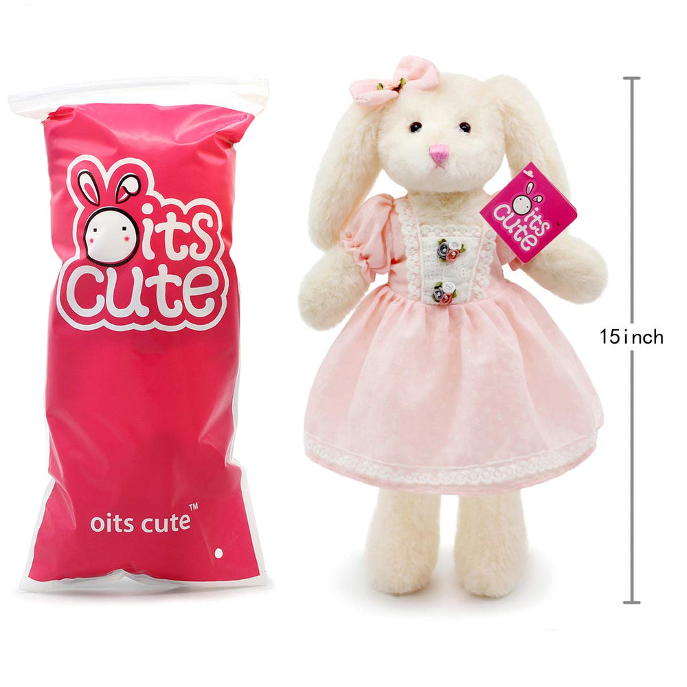 oits cute bunny smiling face adds cheer during playtime and naps