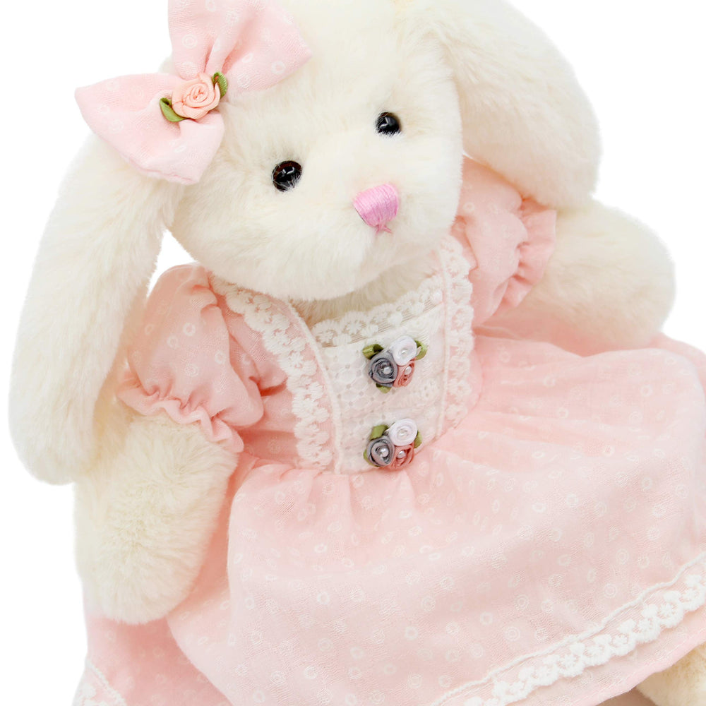 oits cute bunny travel-friendly plush for car or plane trips