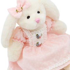 oits cute bunny travel-friendly plush for car or plane trips