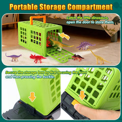 Assorted dinosaur figures offer varied scenes for storytelling adventures.