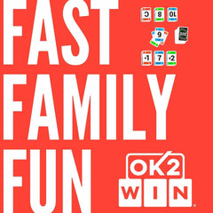 Close-up of Ok2Win 3UP 3DOWN card designs and vibrant artwork.