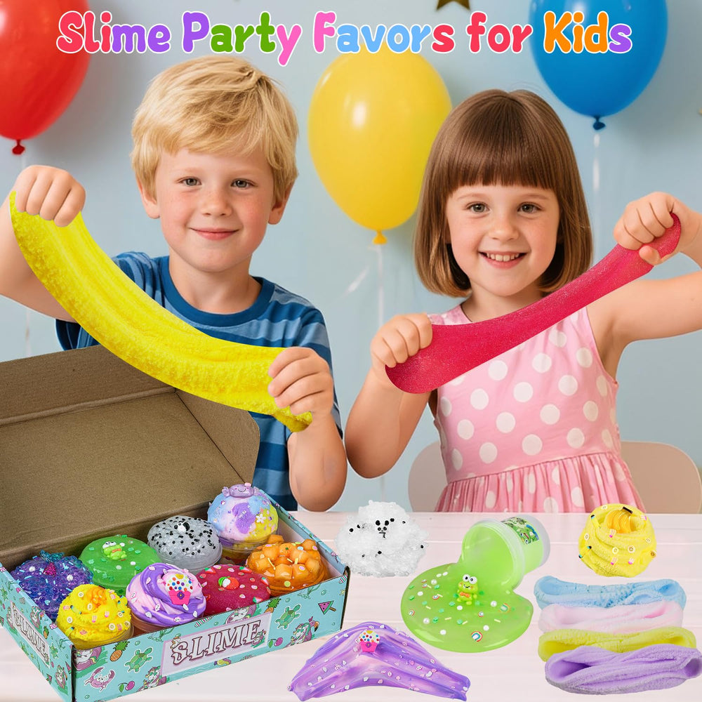Okaybee Icee slime jar with cool drizzly texture for swirls