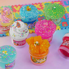 Okaybee slime jelly slime with translucent vibe for color crafting