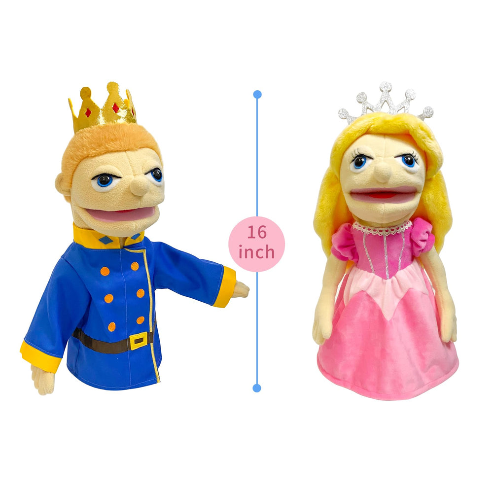 Okegztoa police puppet for kids with rich wardrobe options.