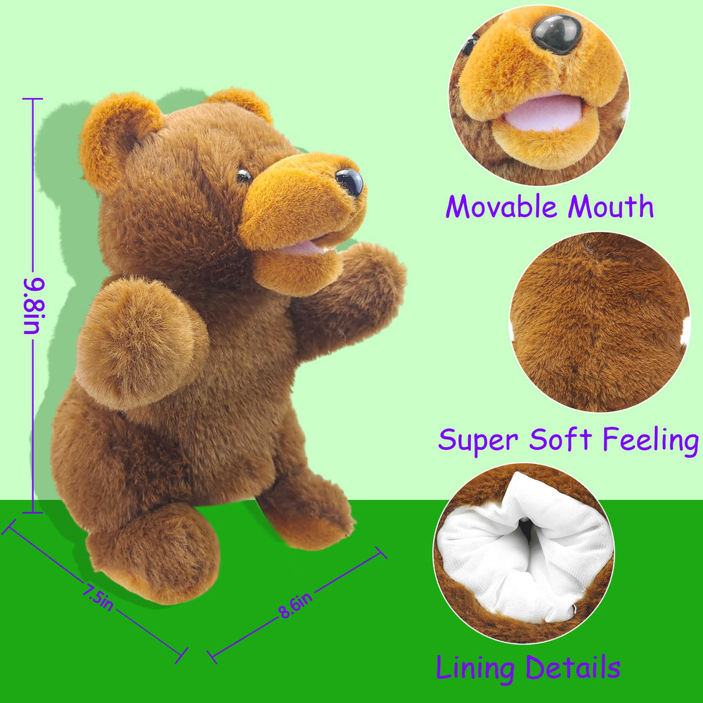 Okegztoa sloth hand puppet sparks expressive conversation and gentle play.
