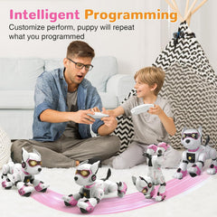 okk robot dog programmable features let kids design sequence-based performances
