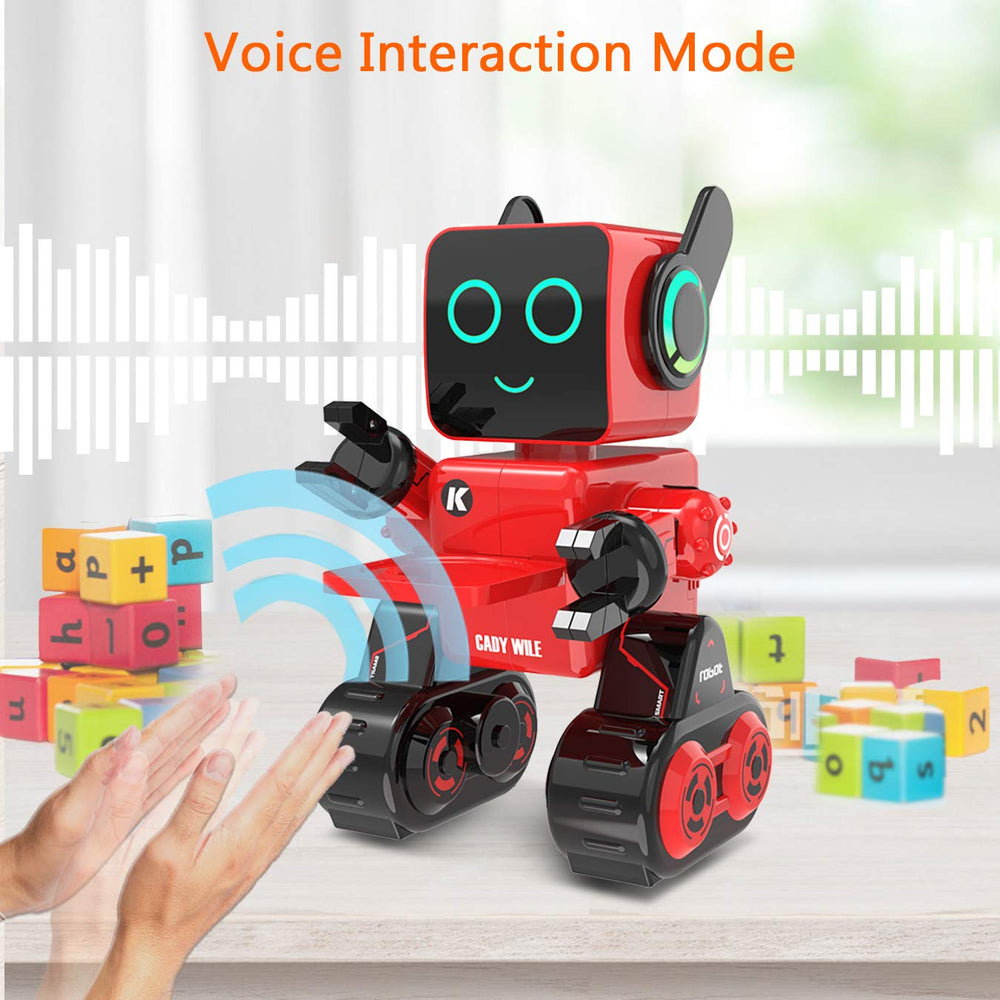 okk robot toy with attachable tray offers a playful personal assistant moment.