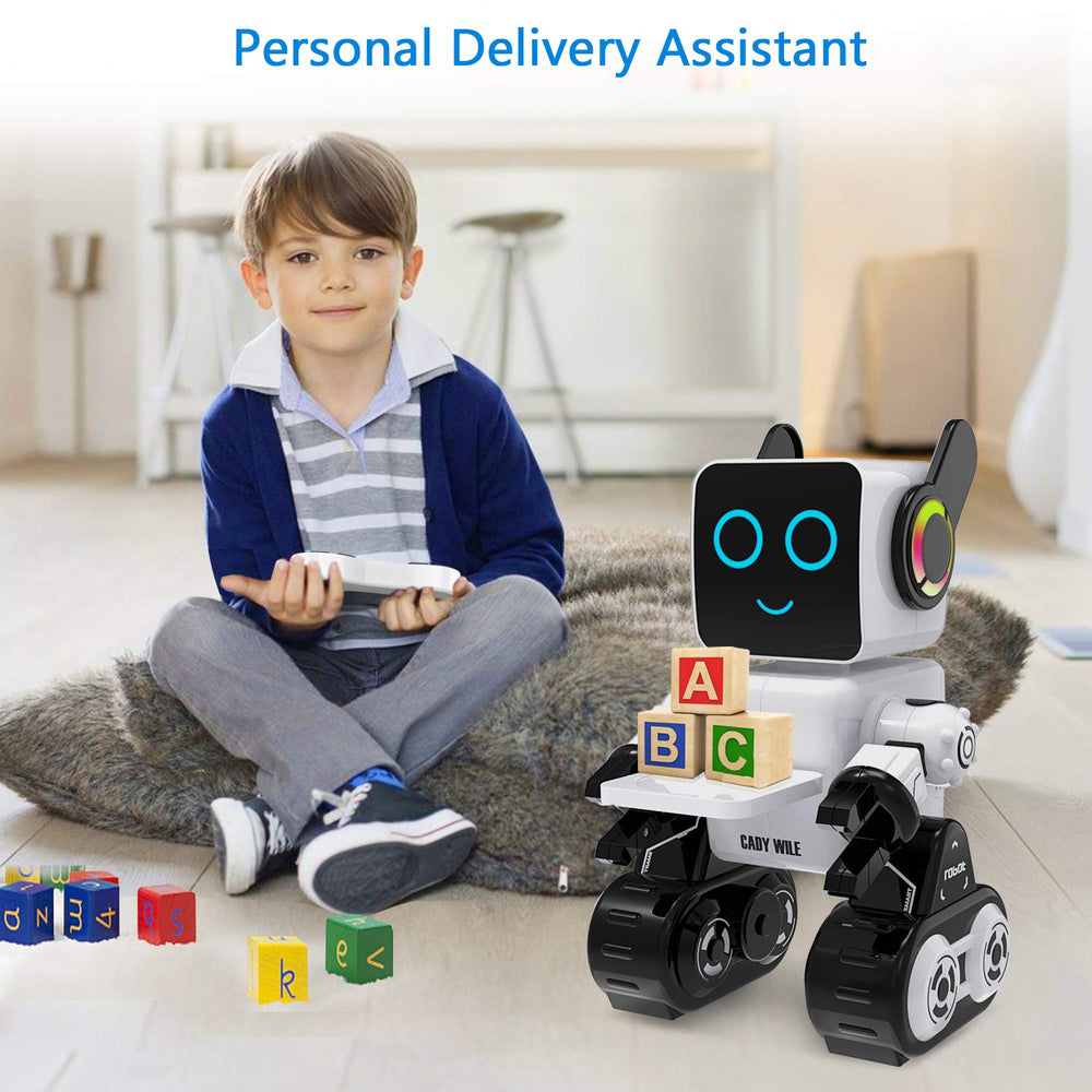 okk robot toy complete package includes controller and charging cable