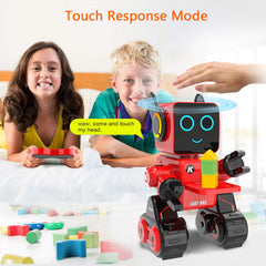 okk robot toy recording feature lets kids customize messages for interactive storytelling.