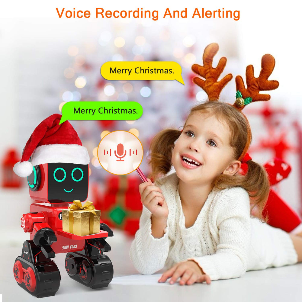 okk robot toy with touch-head control enabling quick actions and intuitive learning for kids.
