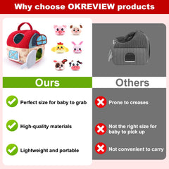 OKREVIEW portable barn with handle for easy transport